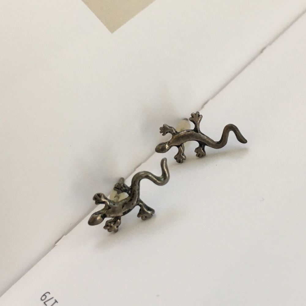 Gecko Earrings